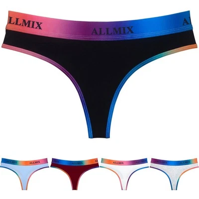 String taille basse sans couture sport lettre lingerie femme coton string V-sous - Bild 1 von 4