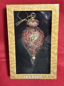 VINTAGE 2003 Home For The Holidays CLOISONNE Collection Christmas Ornament 6" - Picture 1 of 10