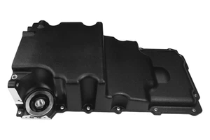 FiTech Plus 130202 , LS Swap Oil Pan, Medium Profile, 6.25 Qts, Black - Picture 1 of 13