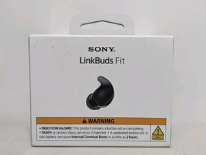 Sony LinkBuds Fit True Wireless Auriculares con Cancelación de Ruido - Negros - Totalmente Nuevos - Imagen 1 de 7