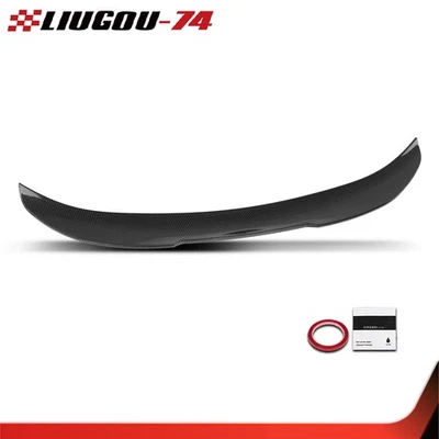 Fit For 2006-2011 BMW E90 3 Series 328i 335i Trunk Spoiler Carbon Fiber Style - Imagem 1 de 4