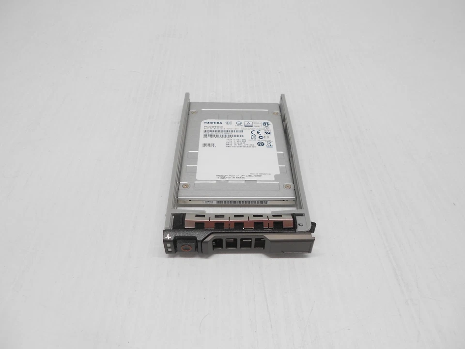 Toshiba 400GB SSD SAS 2.5" 12Gbs HARD DRIVE FITS DELL SERVER R620 R630 R710 R720 - Image 1 of 1