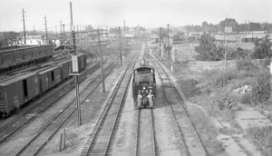 Frisco SLSF Eisenbahn 3744 Szene wo? Negativ 1226 - Bild 1 von 1