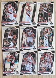 2024-25 Panini Prizm Portland Trailblazers Team Set Of 9 Vets Scoot Roy Sharpe + - Picture 1 of 10