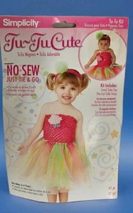 Simplicity Tu-Tu Cute Kit No Sew Just Tie & Go DIY Costume Halloween Pink NB - 6 - Picture 1 of 3