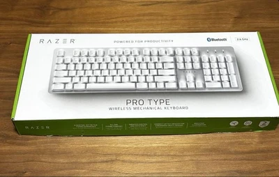 Razer Pro Type Wireless Mechanical Keyboard Orange Switch US Layout Used/Tested - Image 1 of 4
