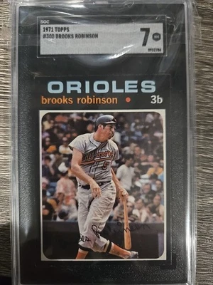 1971 Topps Baseball Brooks Robinson #300 Baltimore Orioles SGC Graded 7 - Image 1 of 2