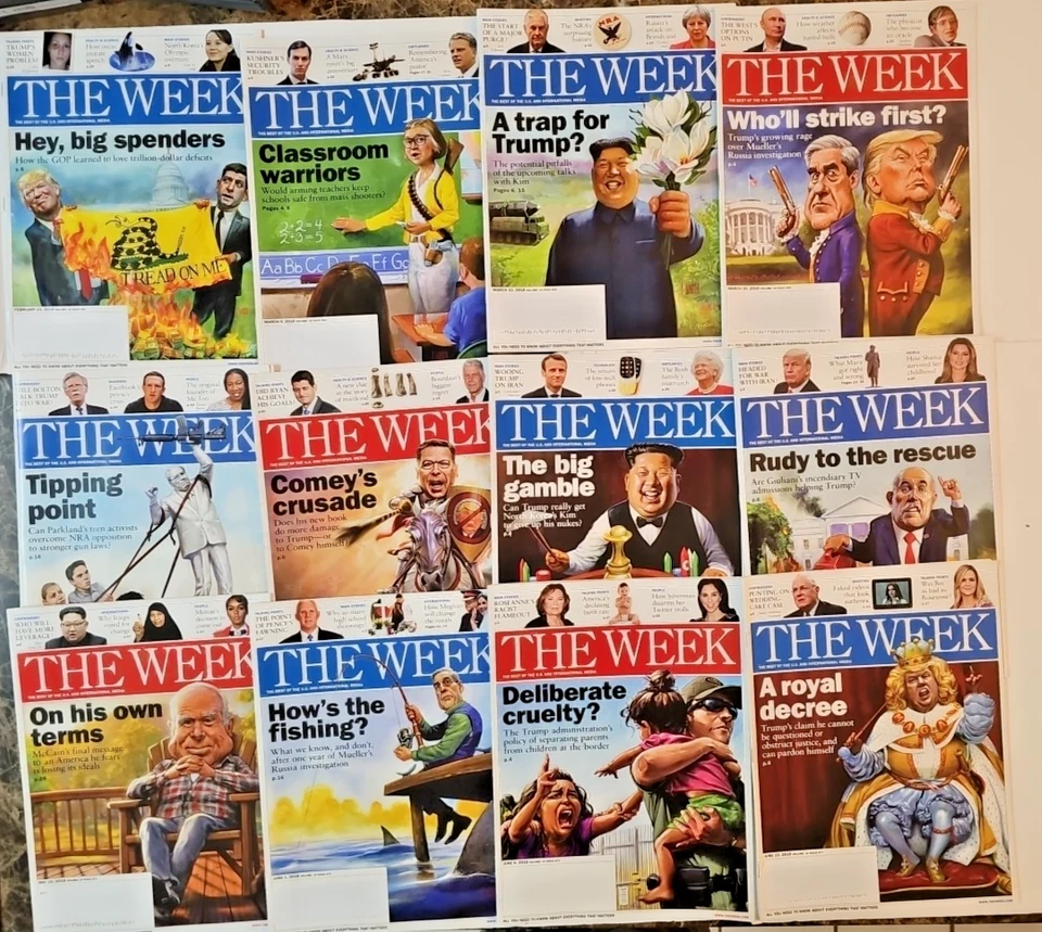 THE WEEK Magazine 2018 "The Best of the U.S. & International Media" Multi Issues Foto 1 de 1