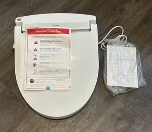 Asiento de inodoro bidé eléctrico avanzado Brondell Swash LT99/LE99 blanco alargado - Imagen 1 de 12