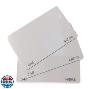 100 pcs 26 Bit Proximity CR80 Cards Weigand Prox Blank Printable Swipe Cards - Picture 1 of 2