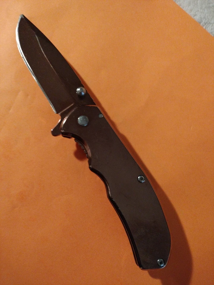 Глянцевый универсальный мини складной нож из нержавеющей стали, Китай, вкладыш замок - Изображение 1 из 4