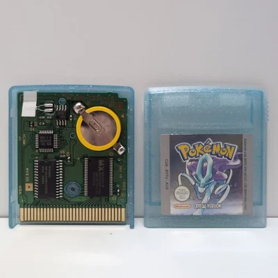 Pokemon Crystal Version Genuine Nintendo Game Boy Color + New Battery - PAL AUS - image 1 of 4