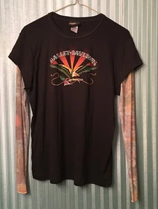 Harley Davidson® Kinder Jugend Mädchen Smith Brothers Tattoo Langarmshirt schwarz - Bild 1 von 12