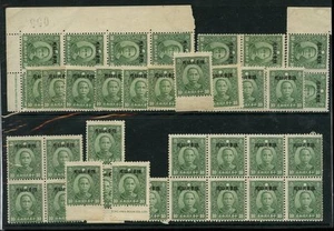 CHINA NE PROVINCES 1946 10c OPTS + BLOCKS + IMPRINTS...MINT...41 stamps - Picture 1 of 1