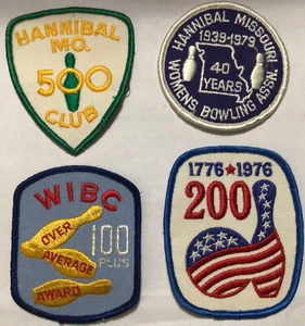 Lote de 500 parches de bolos vintage diferentes tamaños sin usar Hannibal Missouri para mujer - Imagen 1 de 6