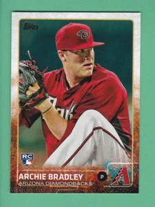 2015 Topps #519 ARCHIE BRADLEY RC Arizona Diamondbacks ROOKIE CARD - Imagen 1 de 2