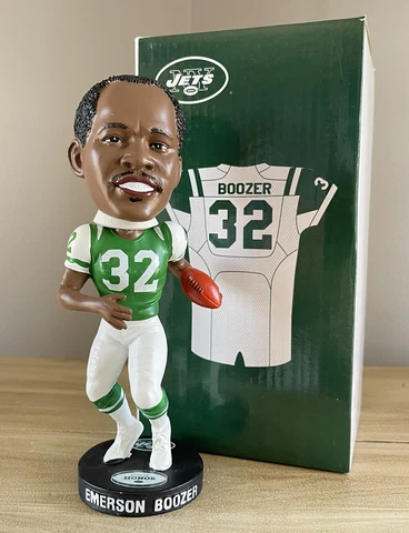 EMERSON BOOZER New York Jets RING OF HONOR Front Office Giveaway Bobblehead NIB! Cover