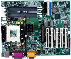 Motherboard, msi ms-6339 850 pro socket 423 p4 rambus atx w/audio,lan - Picture 1 of 4