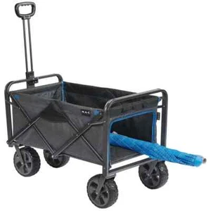 Mac Sports XL Folding Wagon With Brakes Easy Fold Steel Frame AU - Picture 1 of 5