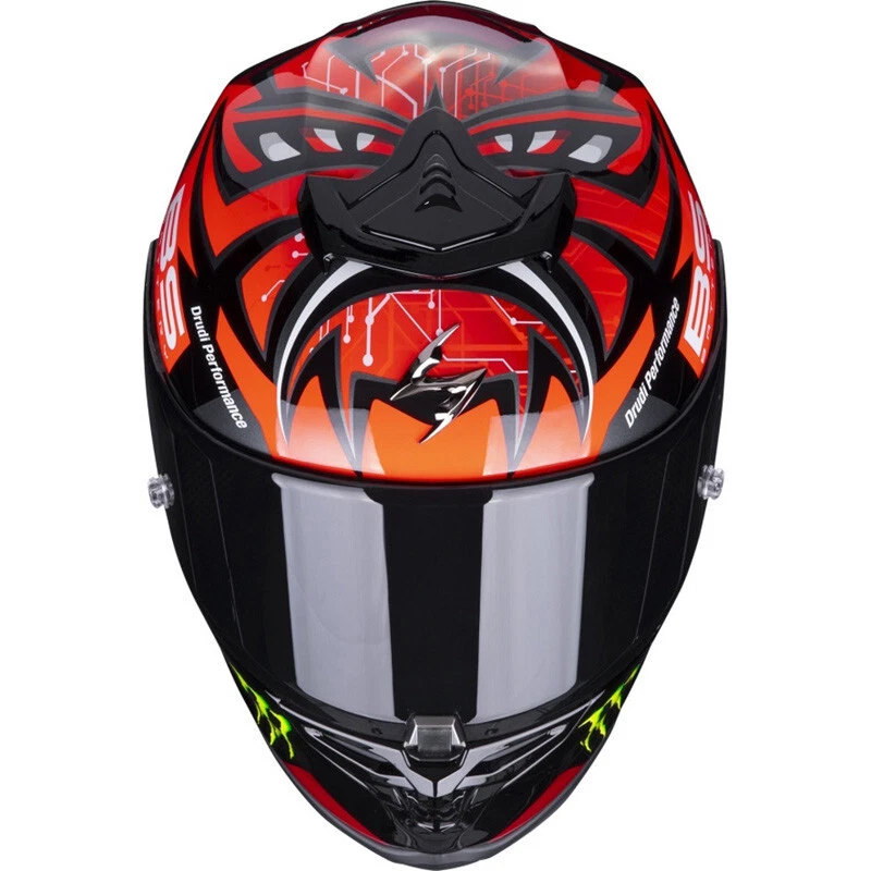 Scorpion Exo-R1 Air Fabio Quartararo Monster Rep Full Face Motorcycle Helmet - Image 1 of 4