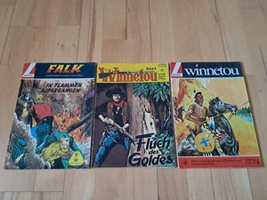 Falk Nr.91, Winnetou Nr.4, 74 - Konvolut 3 Comichefte Lehning - Bild 1 von 3