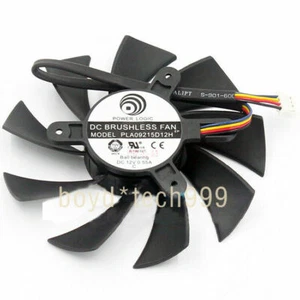 PLA09215D12H FOR PowerColor Graphics Card Fan 87MM HD7870 E6 2G Club HD7800 FAN - Photo 1/4