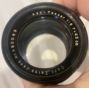 Carl Zeiss Jena Apo-Tessar 45cm f9 aero lens 70% condition