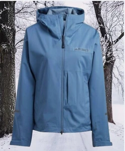 Adidas Terrex Multi Rain.rdy 2.5-Layer Rain Jacket Steel - Women's Size XL - Picture 1 of 11