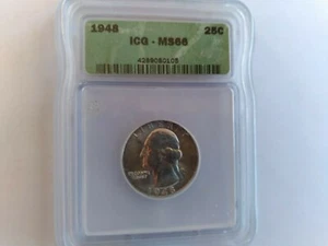 1948 Washington Quarter MS66 Gem! - Picture 1 of 8