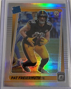 Pat Freiermuth RATED ROOKIE Silver Prizm/HOLO 2021 Panini Donruss Optic #232 RC
