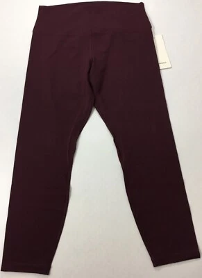 Lululemon Women's Align Pant 25” Nulu LW5DEPS CSSI Maroon Size 12 - Image 1 of 3