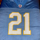 Reebok Los Angeles Chargers Ladianian Tomlinson Mens Powder Blue Jersey  2Xl