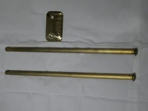 Doppel Handtuchhalter, 2 Arme Messing - Bild 1 von 5