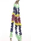 Natural Semi Multi Faceted Pear Beads Gemstone Necklace