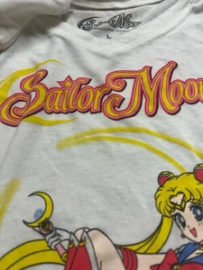 T-shirt bianca Sailor Moon taglia Xl - Foto 1 di 2