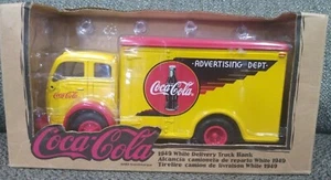 Ertl  27022 1949 White Delivery Truck Bank Coca Cola 1:33 New in Box 1998 - Picture 1 of 5