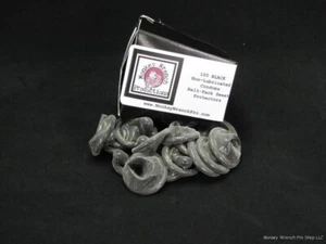 Paquete de 100 preservativos a granel protectores contra el sudor negros no lubricados - Imagen 1 de 3