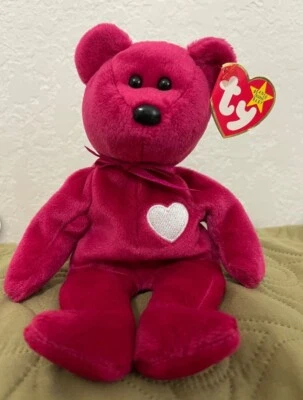 Retired Valentino Beanie Baby 1998 Swing Tag & 1999 Tush Tag Errors  - Image 1 of 4