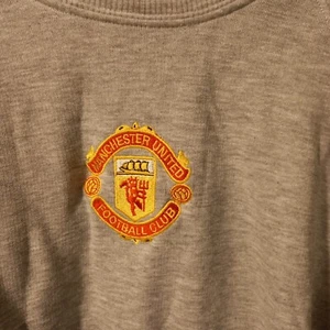 Manchester United Grey Sweatshirt, Size XL - Picture 1 of 8