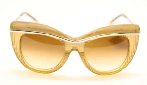 Boucheron BC0004S 006 Silver, Gold/Brown Gradient Lens 52mm Sunglasses (#530) - Picture 1 of 7