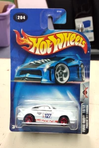 2003 Hot Wheels Final Run Porsche 911 Carrera #204 #10/12 White Car NEW NOS C14 - Picture 1 of 2