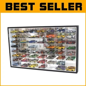 Acrylic Display Case for 1/64 Scale Cars - 56 slots - Wall-Mountable Design - Picture 1 of 11
