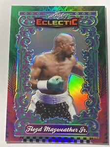 FLOYD MAYWEATHER JR 2024 Leaf Eclectic Whatnot Exclusive #EB51 Green 2/2