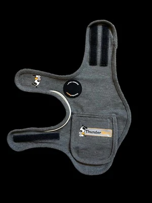 Thunder Shirt for Dogs Calming Thunder Wrap Charcoal Gray XXS - Image 1 of 4