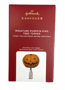 2021 Hallmark Pumkin King Tree Topper Disney Jack - O - Lantern - Picture 1 of 3