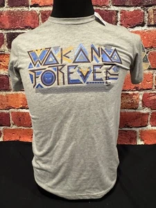 Disney Parks Marvel Black Panther Grey Wakanda Forever Tshirt Size Youth XL n1 - Picture 1 of 4