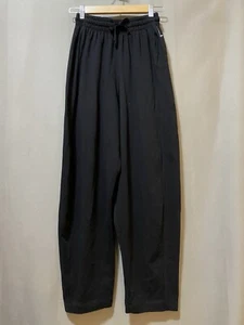 Pantalones deportivos ZARA para mujer cintura elástica tiro alto tejido acanalado globo talla S negros nuevos sin etiquetas - Imagen 1 de 13