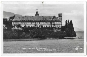 Lac du Bourget Abbaye d' Hautecombe en Savoie 73 CPSM animée écrite - Imagen 1 de 2