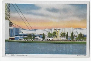 Vintage Postkarte Chicago's 1934 International Exposition Electrical Group - Bild 1 von 4