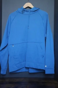 Russell Dri-Power360 Light Blue Hoodie Size M (38-40) - Picture 1 of 4